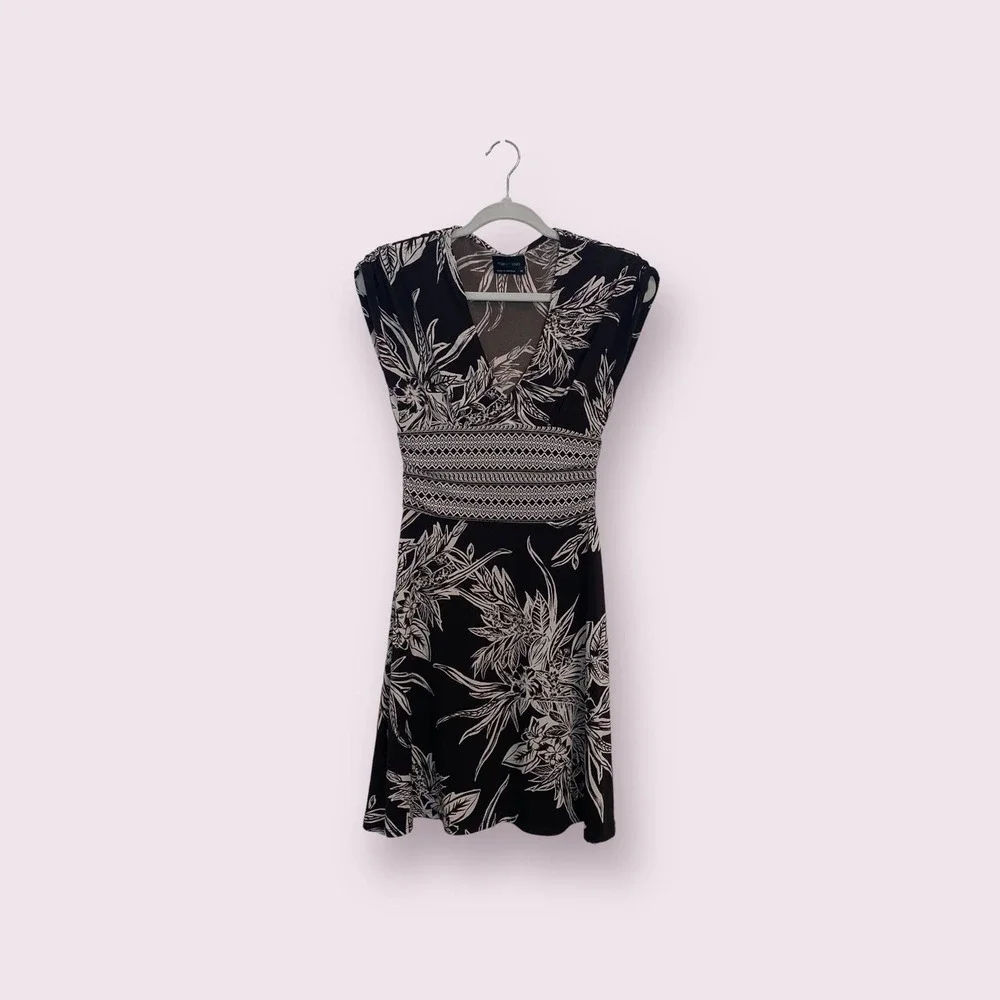 Max & Cleo Tropical‎ Print Knee Length Dress